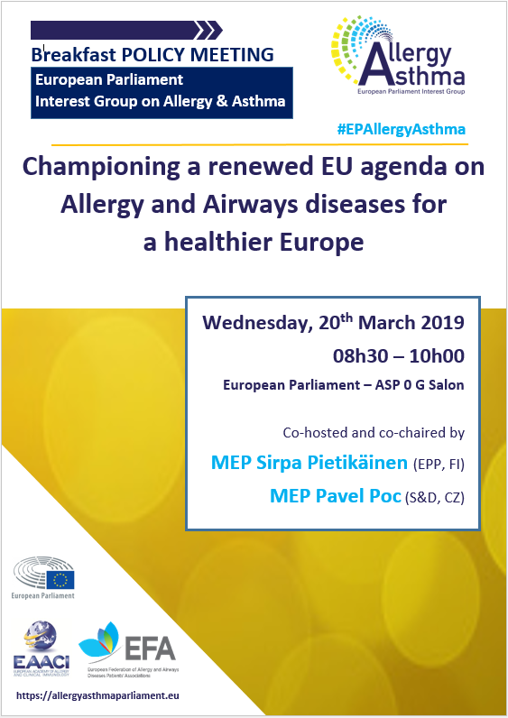 Event Report: Championing a renewed EU agenda for allergies and airways diseases for a healthier Europe icon